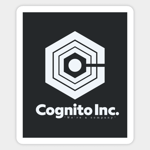 Cognito Inc. - enlightened silver Sticker by HtCRU